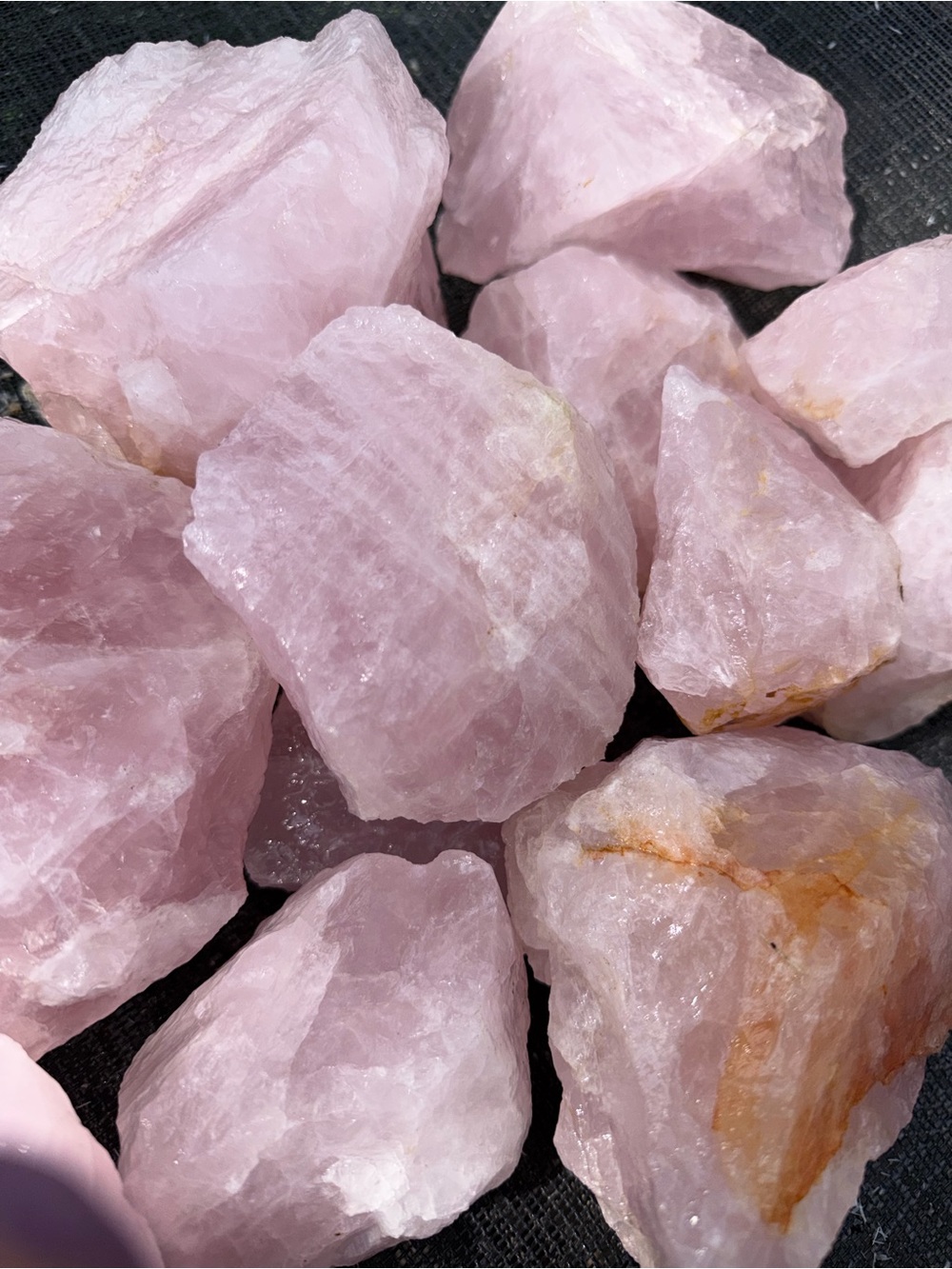 Natural Rose Quartz Decorative Stones - $6 a lb